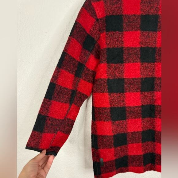 Roots buffalo plaid wool blend full zip Seymour jacket Gorpcore Alpine Casual - Picture 7 of 12